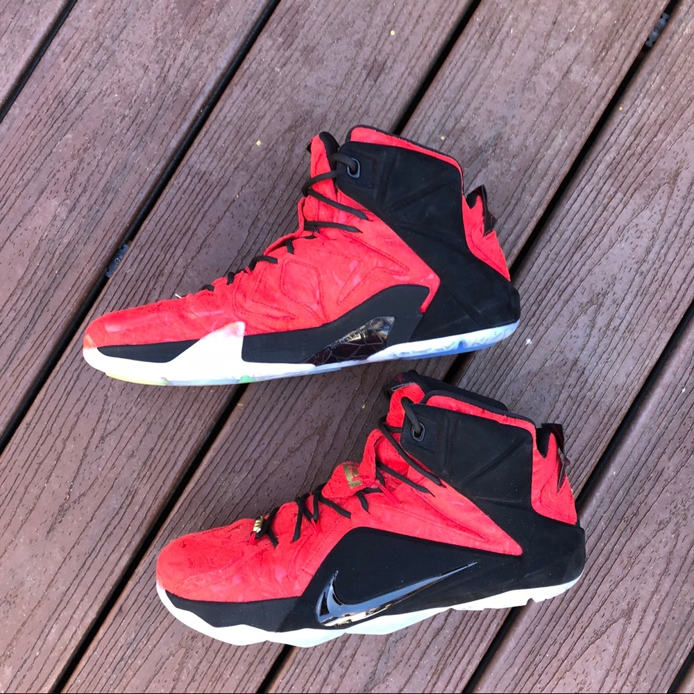NIKE LEBRON 12 “King’s Cloak” Red Paisley | 12